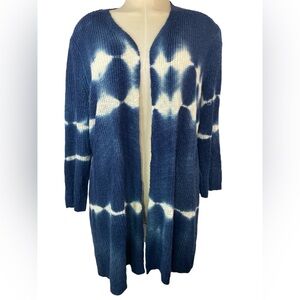 Torrid Blue and White Cardigan Sweater Women’s Size 2